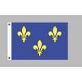 Flagge 90 x 150 : Fleur de Lys - Frankreich Lilien