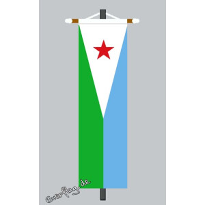 Banner Fahne Dschibuti