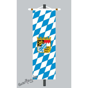 Fahne Deutschland Bayern mit Wappen Flagge bayerische Hissflagge 90x150cm 