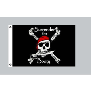 Flagge 90 x 150 : Surrender the Booty