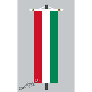 Banner Fahne Ungarn ohne Wappen