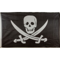 Flagge 90 x 150 : Piratenflagge mit Säbel