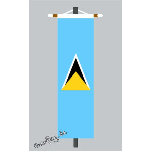 Banner Fahne St. Lucia