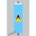 Banner Fahne St. Lucia