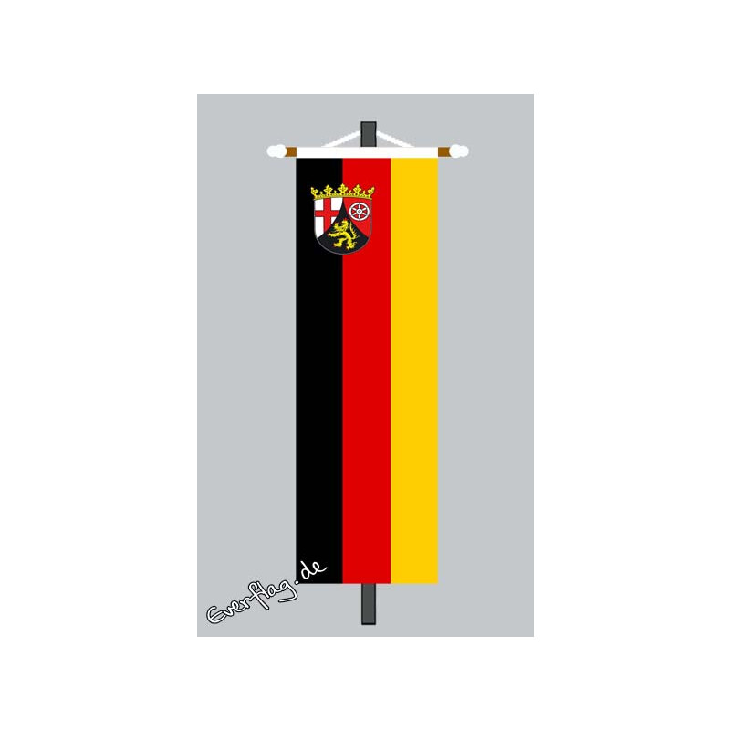 Fahne Flagge Pfalz im Hochformat verschiedene Größen