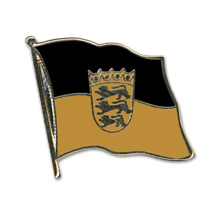 Flaggen-Pin vergoldet : Baden Württemberg