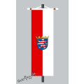 Banner Fahne Hessen mit Wappen