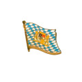 Flaggen-Pin vergoldet : Bayern mit Wappen