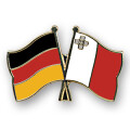Freundschaftspin Deutschland-Malta