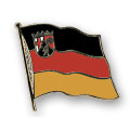 Flaggen-Pin vergoldet Rheinland-Pfalz
