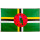 Flagge 90 x 150 : Dominica