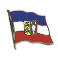 Flaggen-Pin vergoldet Schleswig-Holstein