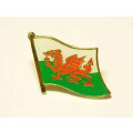 Flaggen-Pin vergoldet Wales