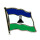Flaggen-Pin vergoldet Lesotho