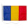 Motorrad-/Bootsflagge 25x40cm: Rumänien