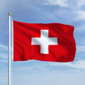 Premiumfahne Schweiz 100x70 cm Ösen