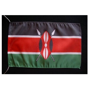 Tischflagge 15x25 : Kenia