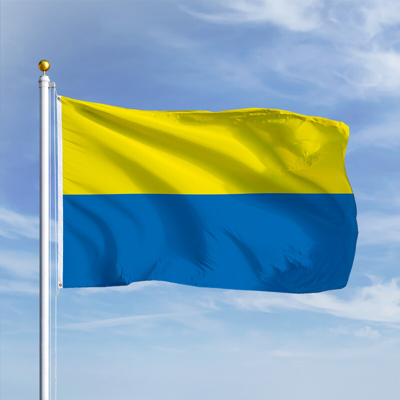 Fahne Blau-Gelb-Weiß (90x60cm)