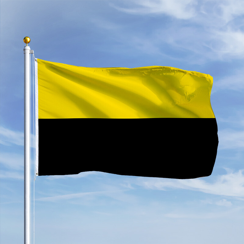 Papierfahnen schwarz gelb Papierfähnchen Flagge Fahne 