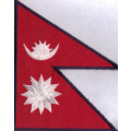 Patch zum Aufbügeln oder Aufnähen Nepal -...