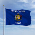 Premiumfahne Wisconsin