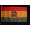 Tischflagge 15x25 Bolivien mit Wappen