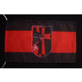 Tischflagge 15x25 Sudetenland mit Wappen