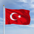 Premiumfahne Türkei 100x70 cm Ösen