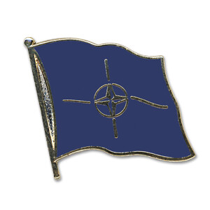 Flaggen-Pin vergoldet : NATO