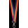 Regenbogen Halsband mit Karabinerhaken 45cm lang