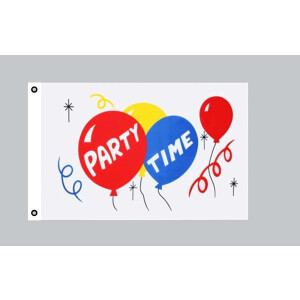 Flagge 90 x 150 : Party Time