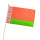 Stock-Flagge 30 x 45 : Weißrussland