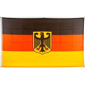 Deutschlandflagge mit Adler